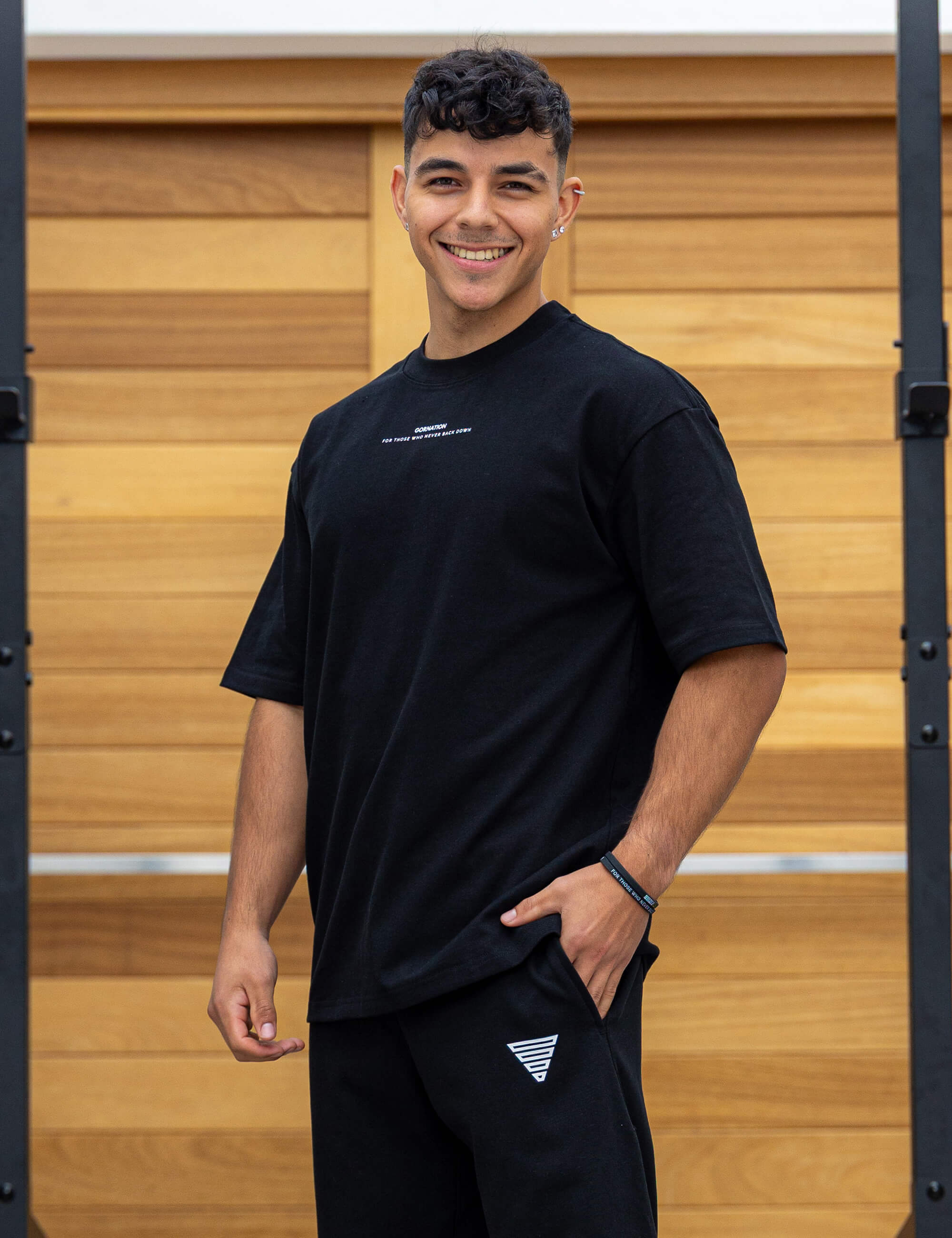 gornation-anime-oversized-t-shirt-strength-streetwear-shirt image 2