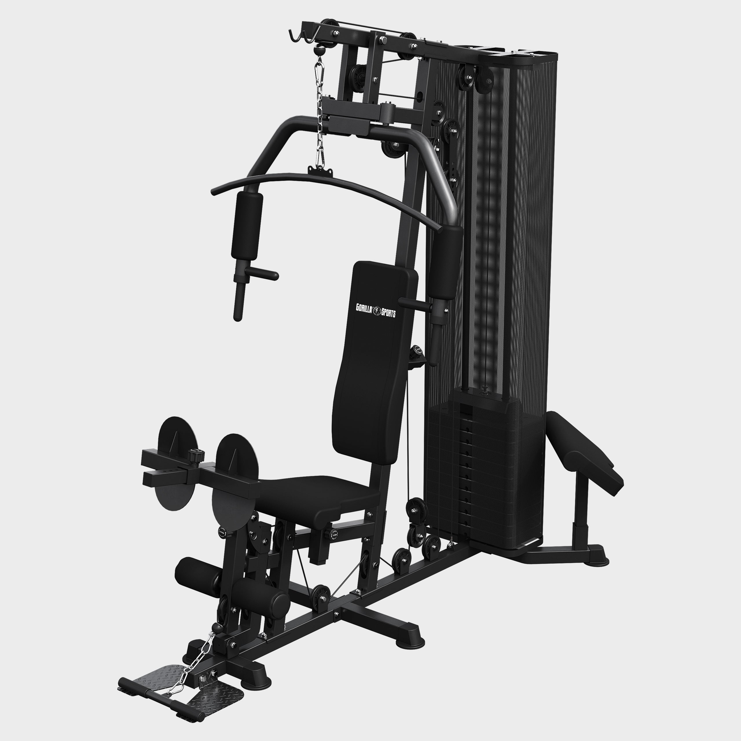 gorilla-sports-kraftstation-home-gym-multigym-inkl-steckgewichte image 1