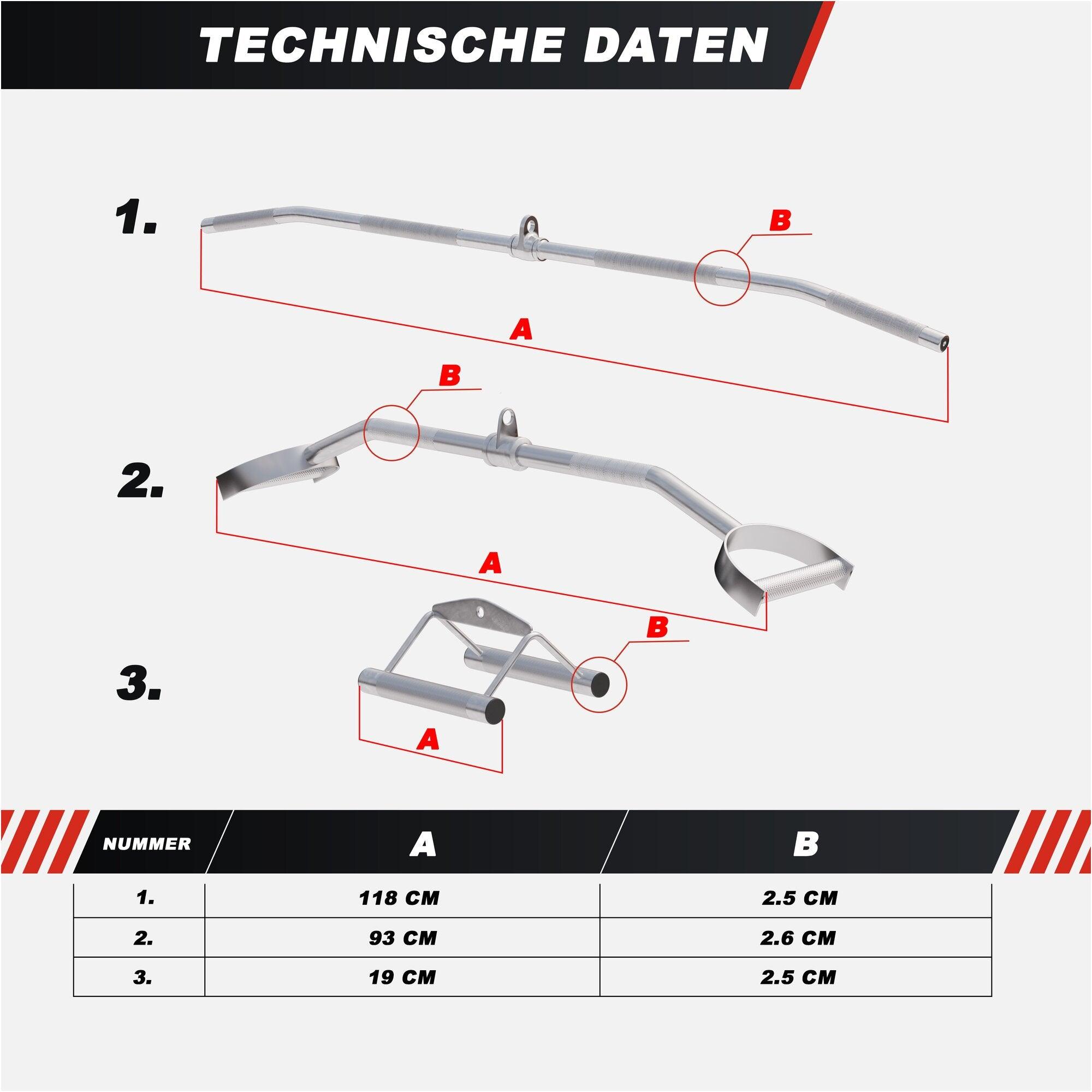 gorilla-sports-rudergriff-3er-set-chrom-f-r-kabelzug image 4