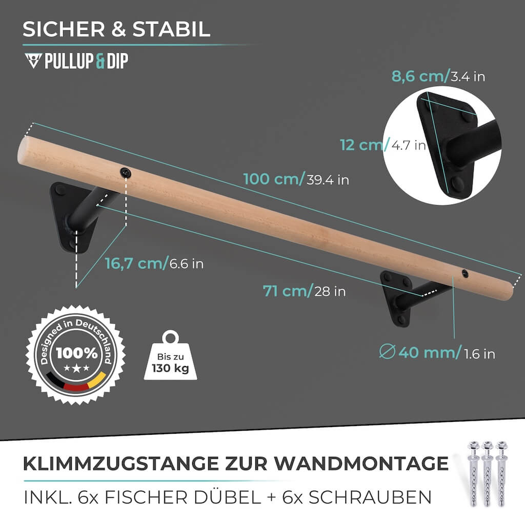 pullup-dip-holz-klimmzugstange-turnringe-set-wandmontage image 7