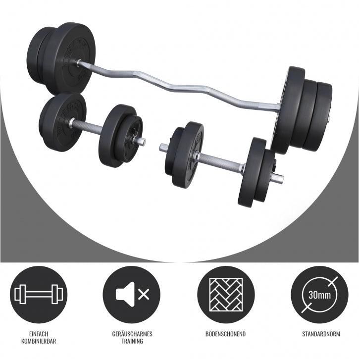 gorilla-sports-sz-curlset-kunststoff-70-kg-mit-verschl-ssen image 4