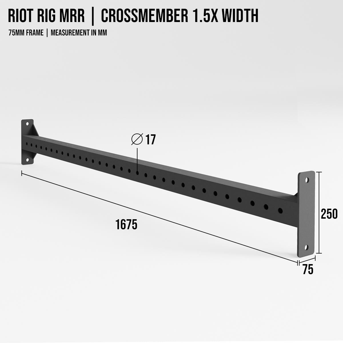 strength-shop-riot-rig-mrr-verbindungsstrebe-extra-lang-1x-1-5x-2x image 3