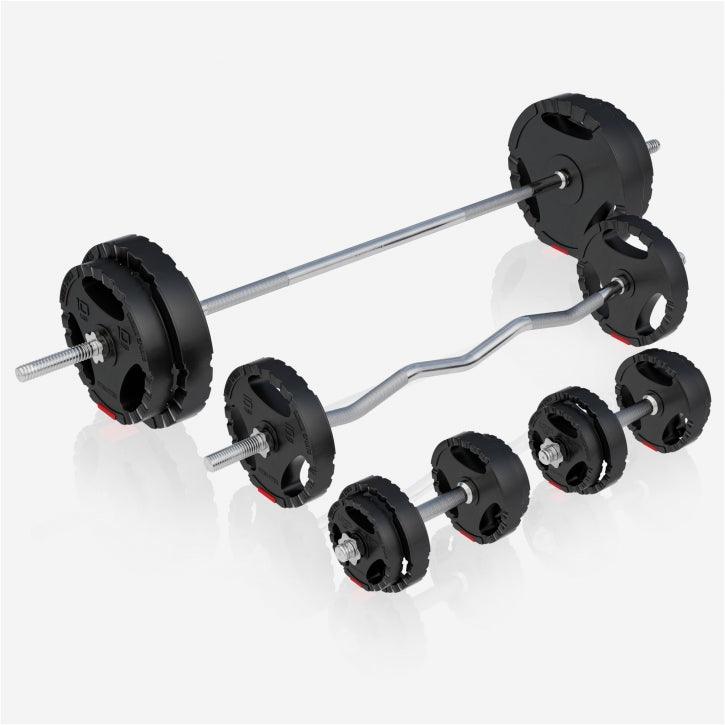 gorilla-sports-kraftstation-universal-inkl-langhantel-set-kunststoff-gripper-100-2 image 5