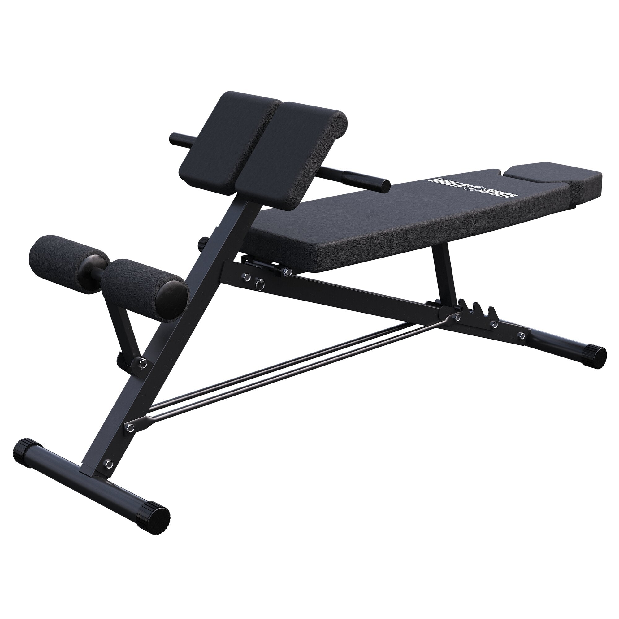 gorilla-sports-hantelbank-mit-hyperextension-verstellbare-multifunktions-schr-gb image 1