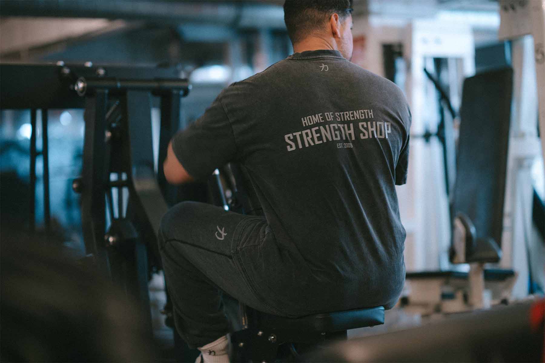 strength-shop-home-of-strength-t-shirt-stone-washed-grey-heavy-oversize image 4