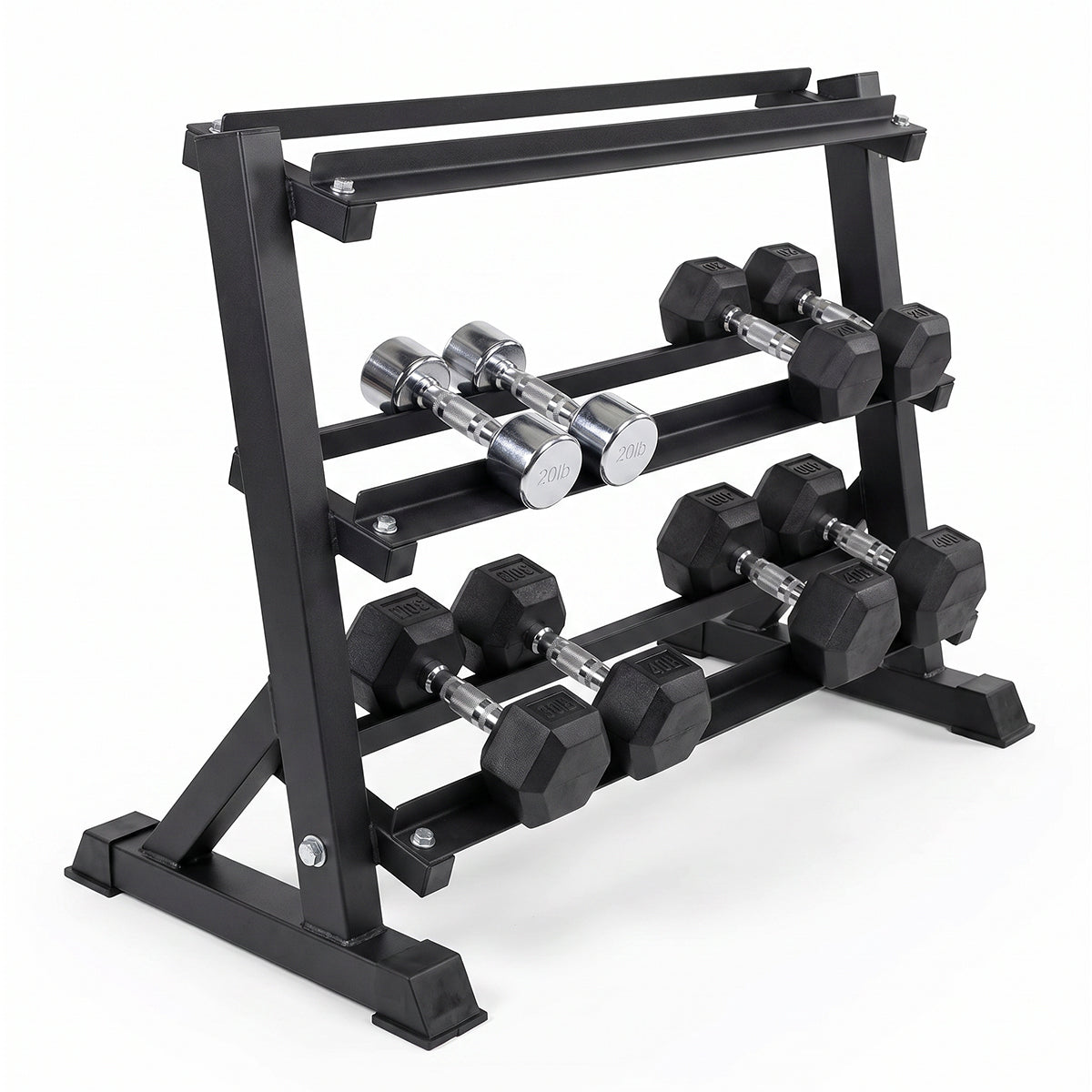 strength-shop-hex-kurzhantelrack-kurzhantelst-nder-3-ebenen image 2