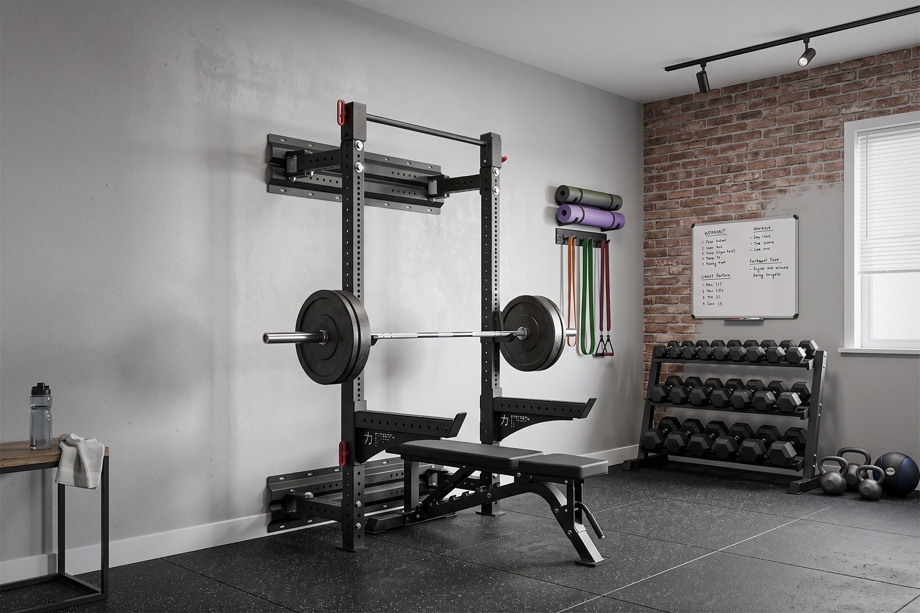 strength-shop-riot-mrr-wandmontiertes-klapprack-mit-klimmzugstange image 3