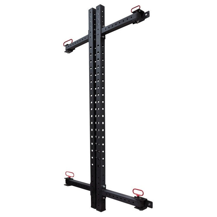 strength-shop-riot-wandmontiertes-faltbares-rack-2-1-m-schwarz-platzsparendes-kl image 1