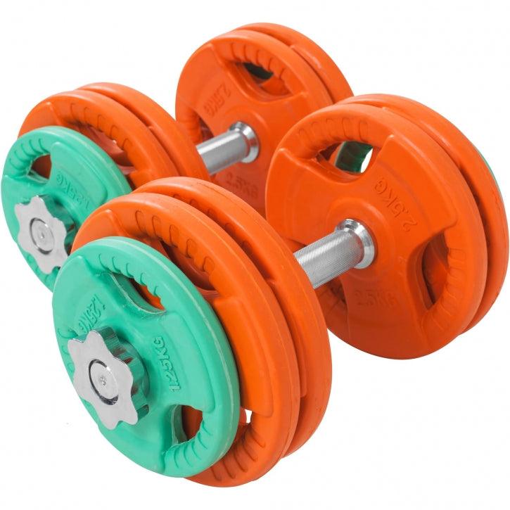 gorilla-sports-kurzhantel-set-gummi-gripper-30-kg-mit-verschl-ssen image 8