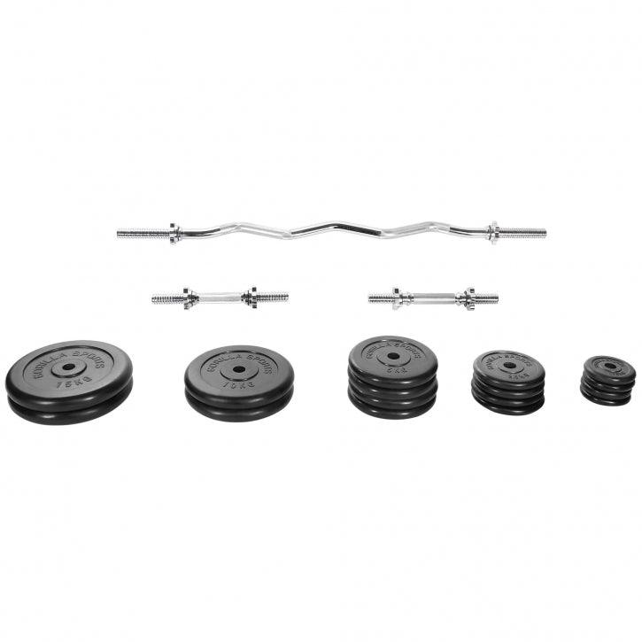 gorilla-sports-sz-curlset-gummi-70-kg-mit-sternverschl-ssen image 3