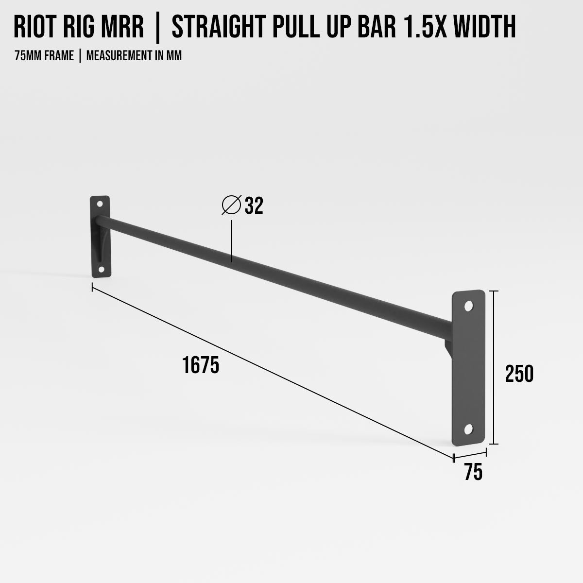 strength-shop-riot-rig-mrr-pull-up-bar-strukturelle-verbindungs-strebe image 2
