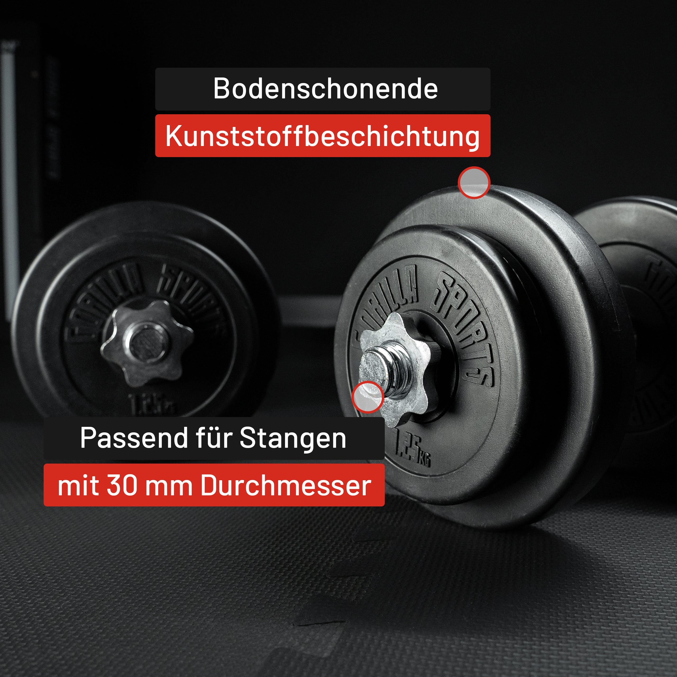 gorilla-sports-langhantelset-kunststoff-70-kg-170-cm-langhantel-2-kurzhanteln image 6