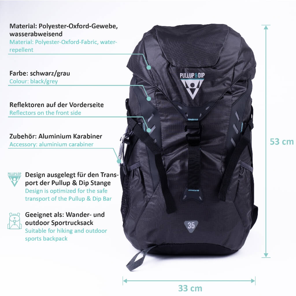 pullup-dip-sportrucksack-35l-f-r-zubeh-r-und-klimmzug-und-dip-stange image 3