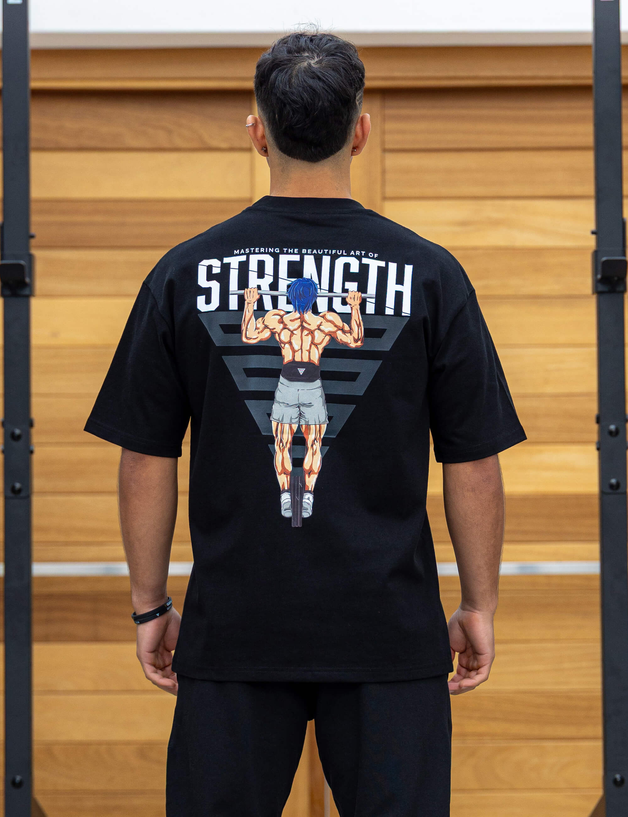 gornation-anime-oversized-t-shirt-strength-streetwear-shirt image 1
