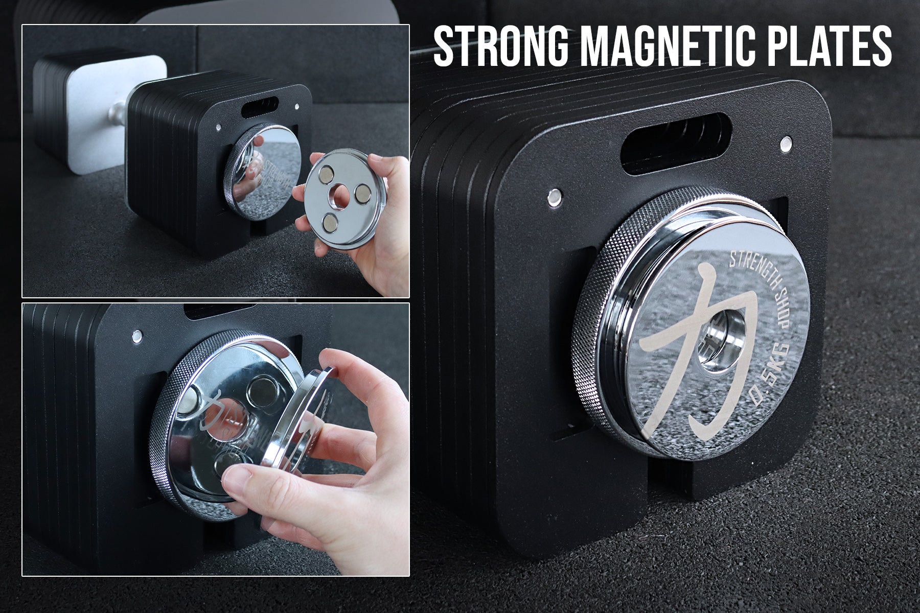 strength-shop-magnetische-fractional-plates-0-5-kg-1-kg-f-r-verstellbare-kurzhan image 2