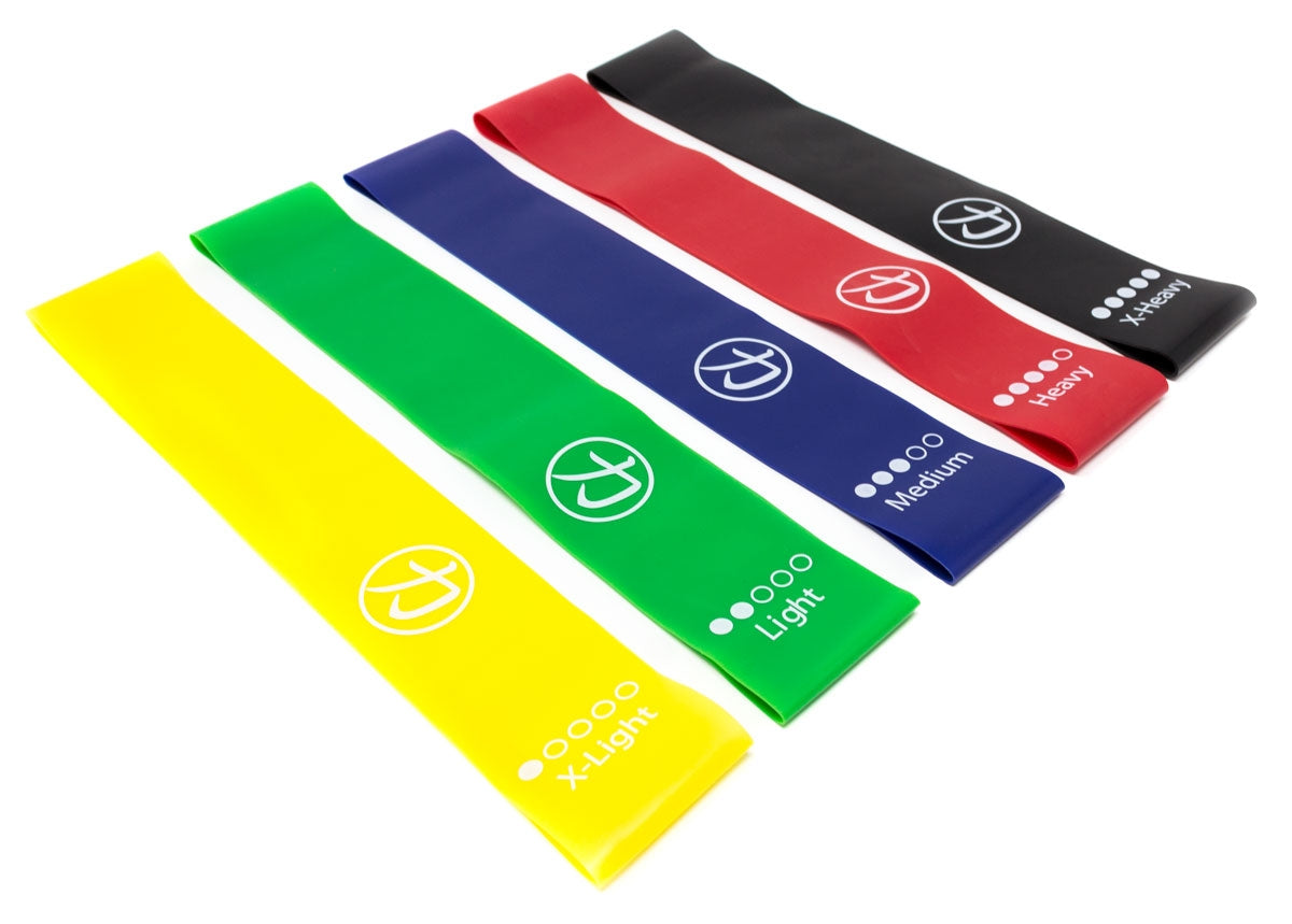 strength-shop-gymnastik-glute-mini-b-nder-5er-set-resistance-bands-mit-kordelzug image 2