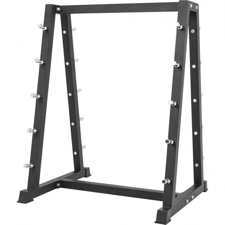 gorilla-sports-langhantelablage-rubber-barbell-rack-f-r-10-hantelstangen image 1
