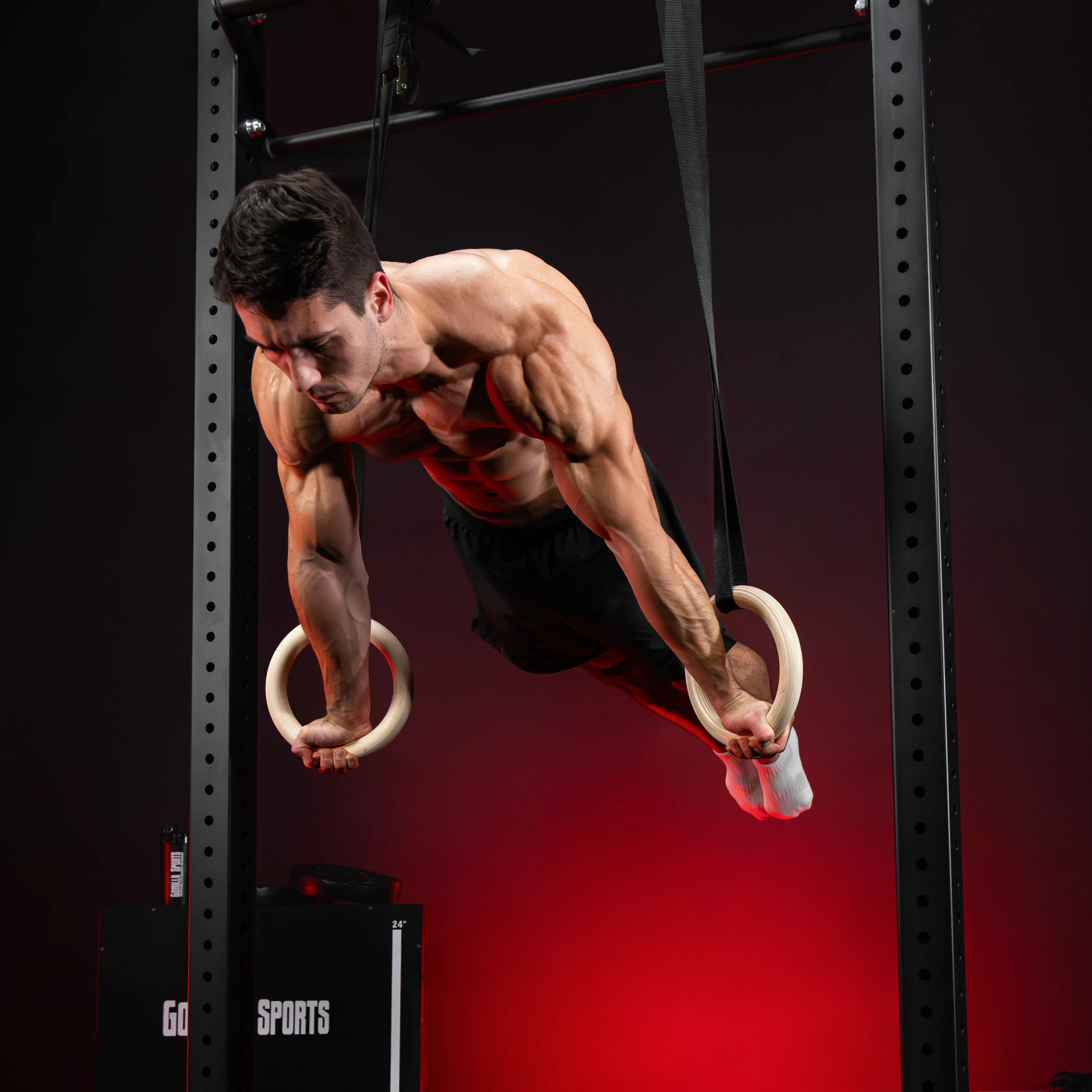 gorilla-sports-turnringe-set-inkl-nylongurte image 2