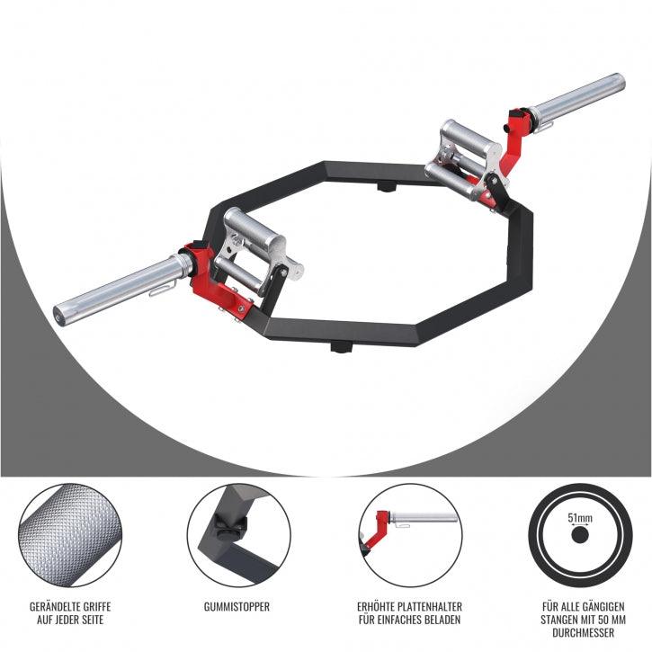 gorilla-sports-trap-bar-multi-grip-olympia-hex-bar-mit-verschl-ssen image 5