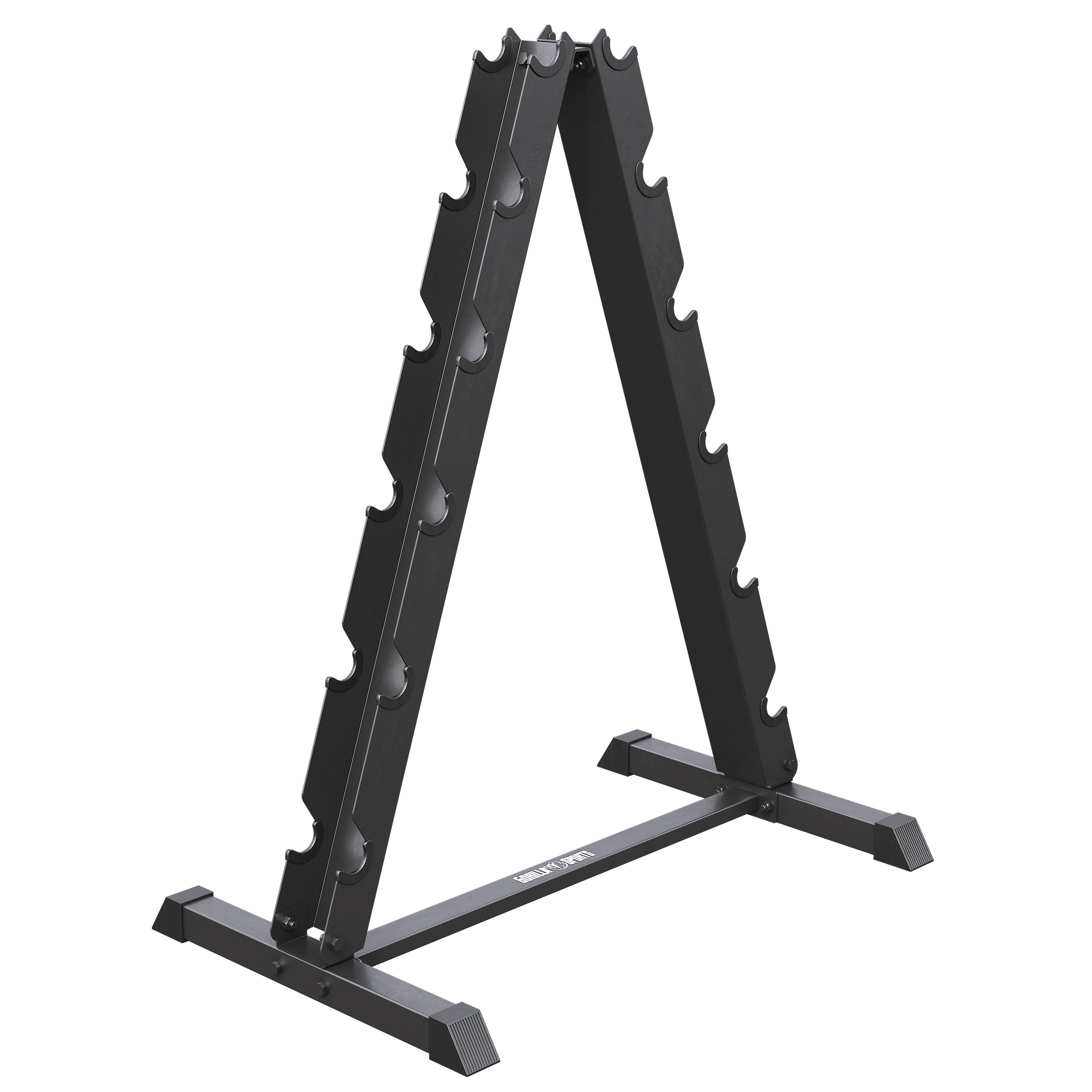 gorilla-sports-kurzhantelst-nder-schwarz-f-r-12-hantelpaare image 1