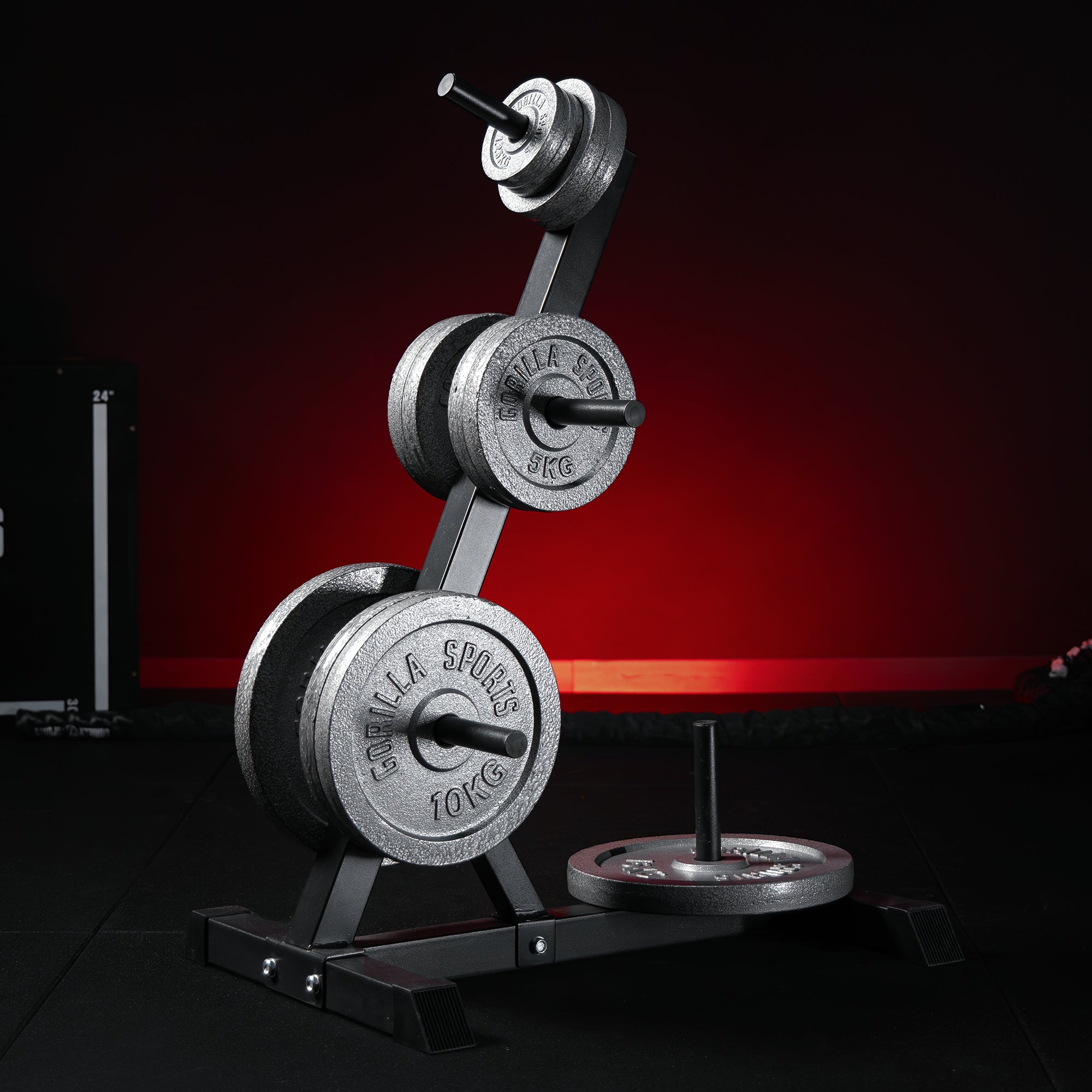 gorilla-sports-hantelscheiben-set-gusseisen-77-5-kg-inkl-hantelscheibenst-nder image 3