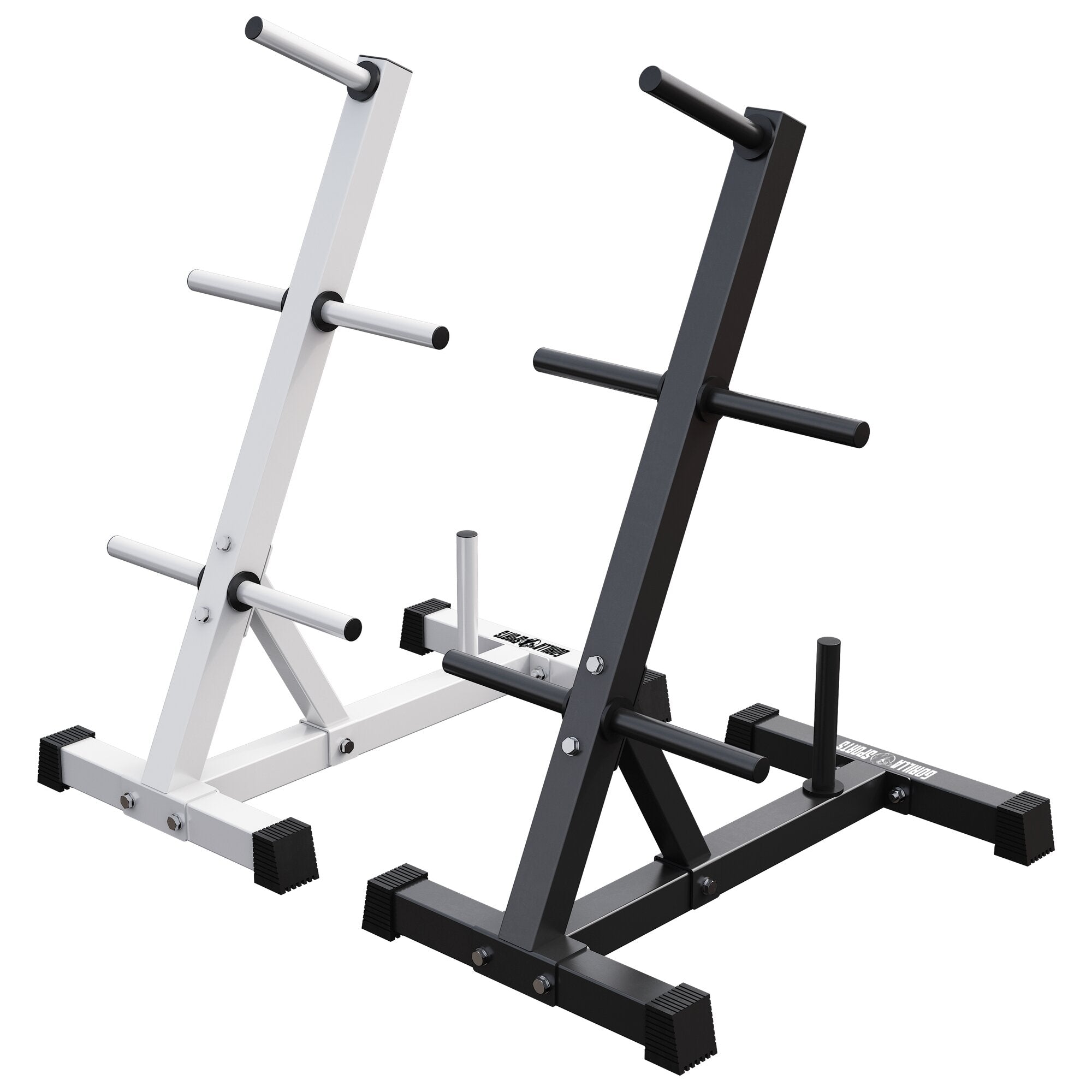 gorilla-sports-hantelscheibenst-nder-hantelbaum-mit-4-stangen-6-scheibenaufnahme image 1