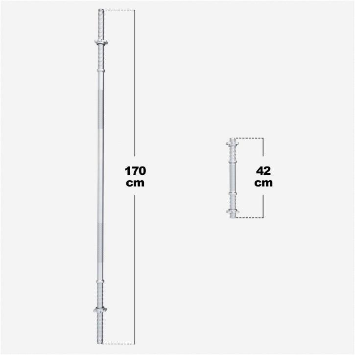 gorilla-sports-langhantel-set-gripper-kunststoff-60-130-kg-mit-sternverschl-ssen image 5
