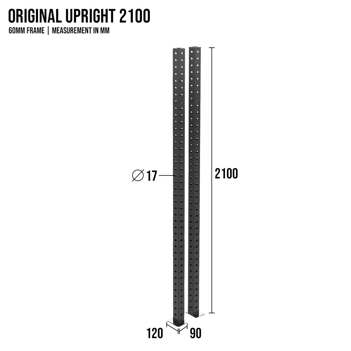 strength-shop-original-mrr-60-pfosten-uprights-modular-rack image 2