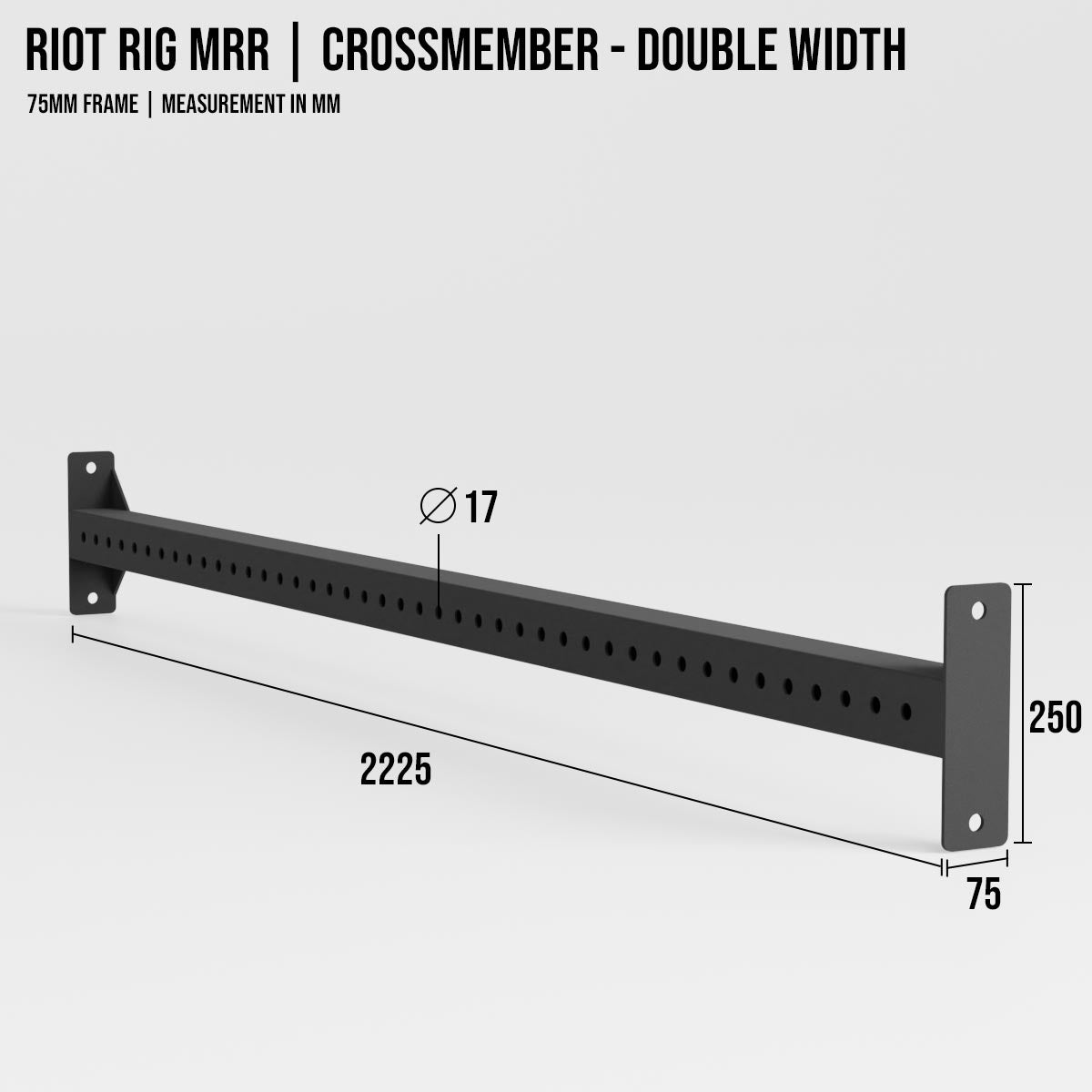 strength-shop-riot-rig-mrr-verbindungsstrebe-extra-lang-1x-1-5x-2x image 4