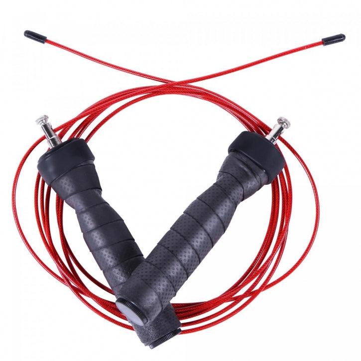 gorilla-sports-profi-springseil-300-cm-verstellbar-schwarz-rot-mit-gewichten-und image 7