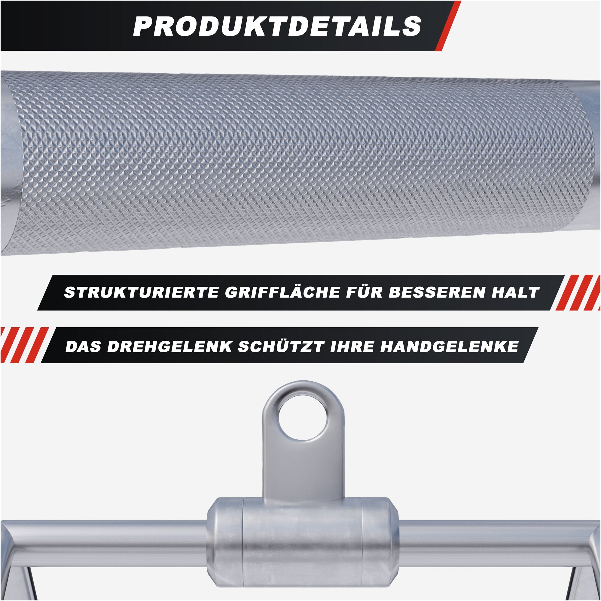 gorilla-sports-rudergriff-v-griff-breit-chrom-mit-drehgelenk image 3