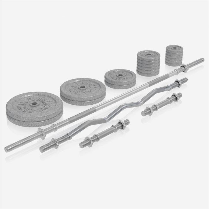 gorilla-sports-kraftstation-universal-inkl-langhantel-set-gusseisen-108-kg image 4