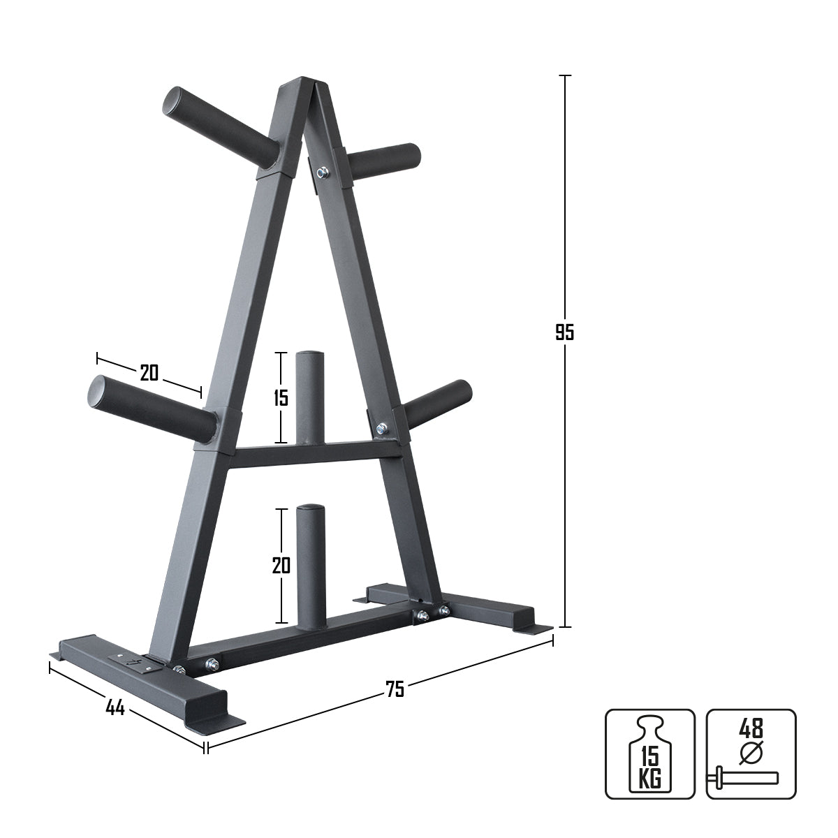 strength-shop-triangle-weight-tree-gewichtsbaum-f-r-olympiascheiben image 2