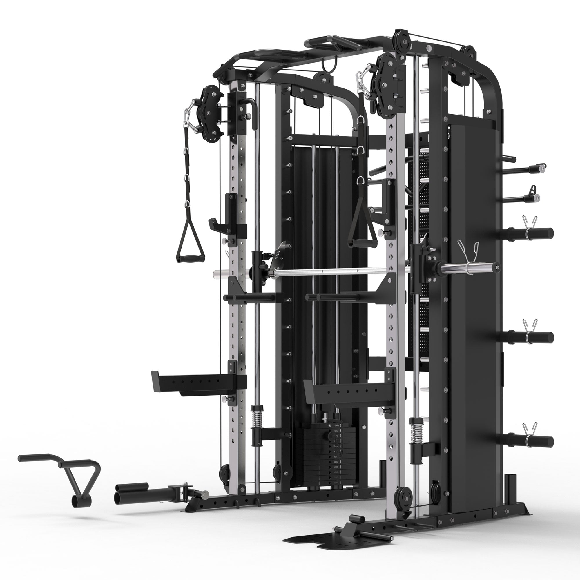 gorilla-sports-smith-machine-x5-mit-gewichten-kraftstation image 1