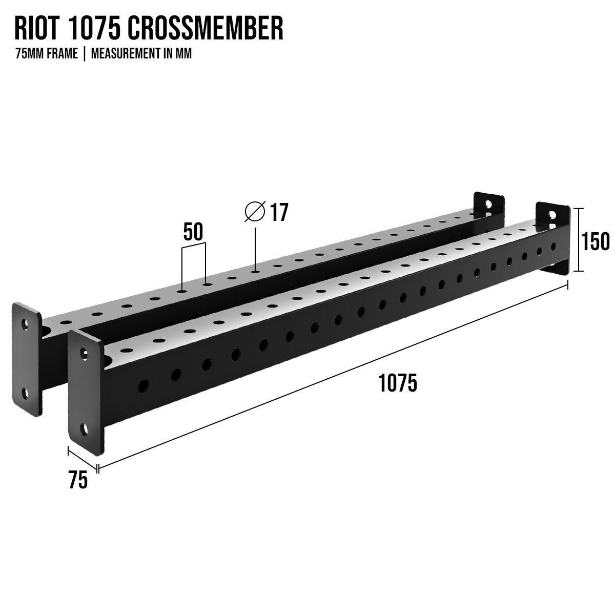 strength-shop-riot-mrr-75-quertr-ger-modular-rack-verbinder image 5