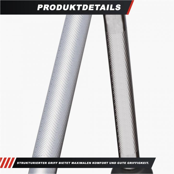 gorilla-sports-trizeps-v-griff-breit-verchromt-mit-drehgelenk image 4
