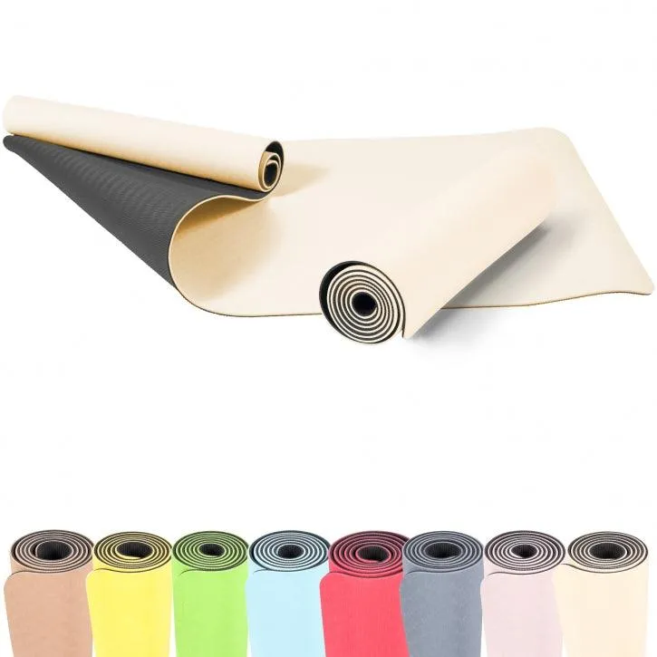 gorilla-sports-yogamatte-60-cm-x-0-6-cm-rutschfest-mit-rautenmuster image 1