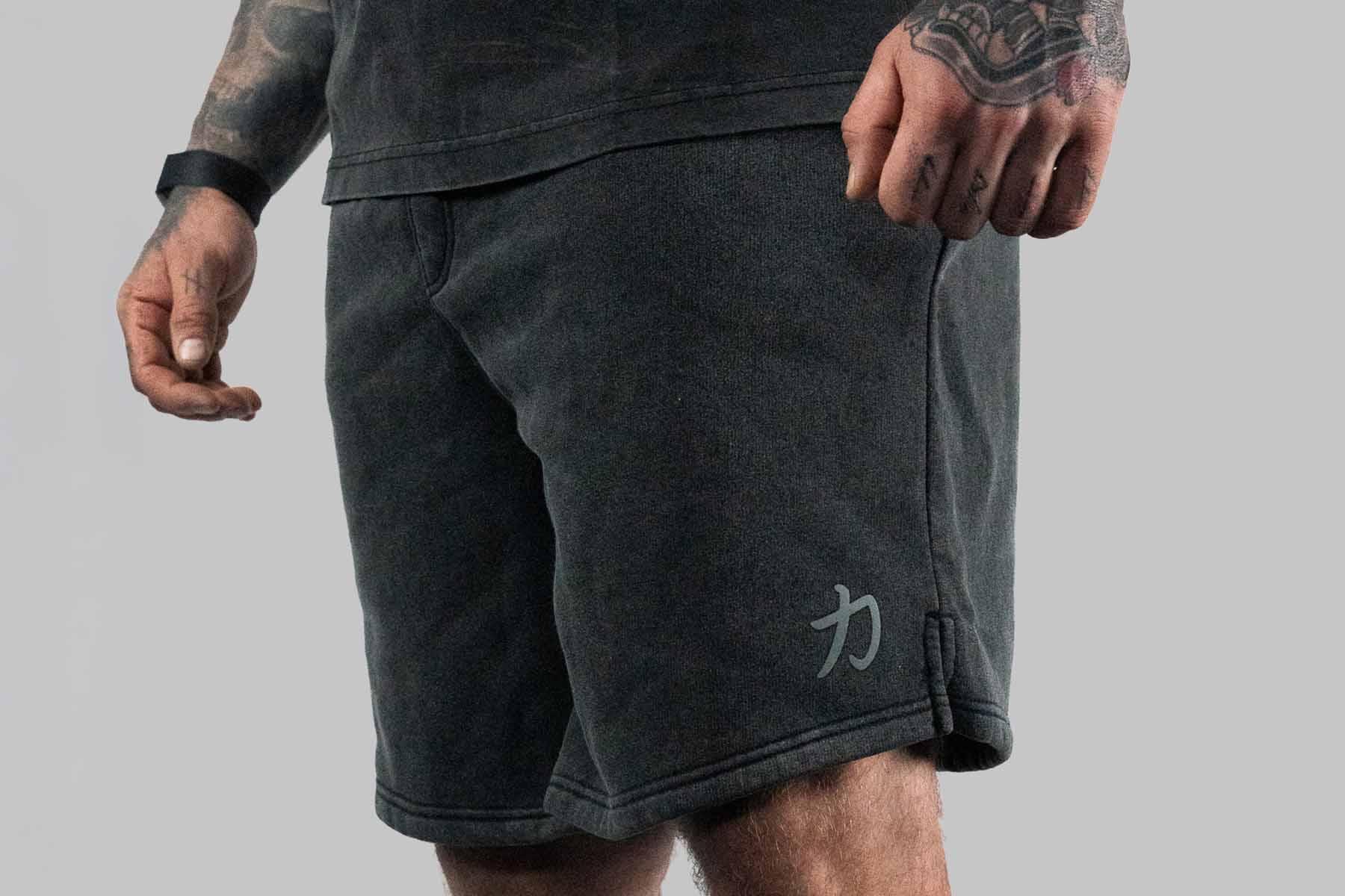 strength-shop-home-of-strength-shorts-stone-washed-grey-heavy-360-380-gsm image 1