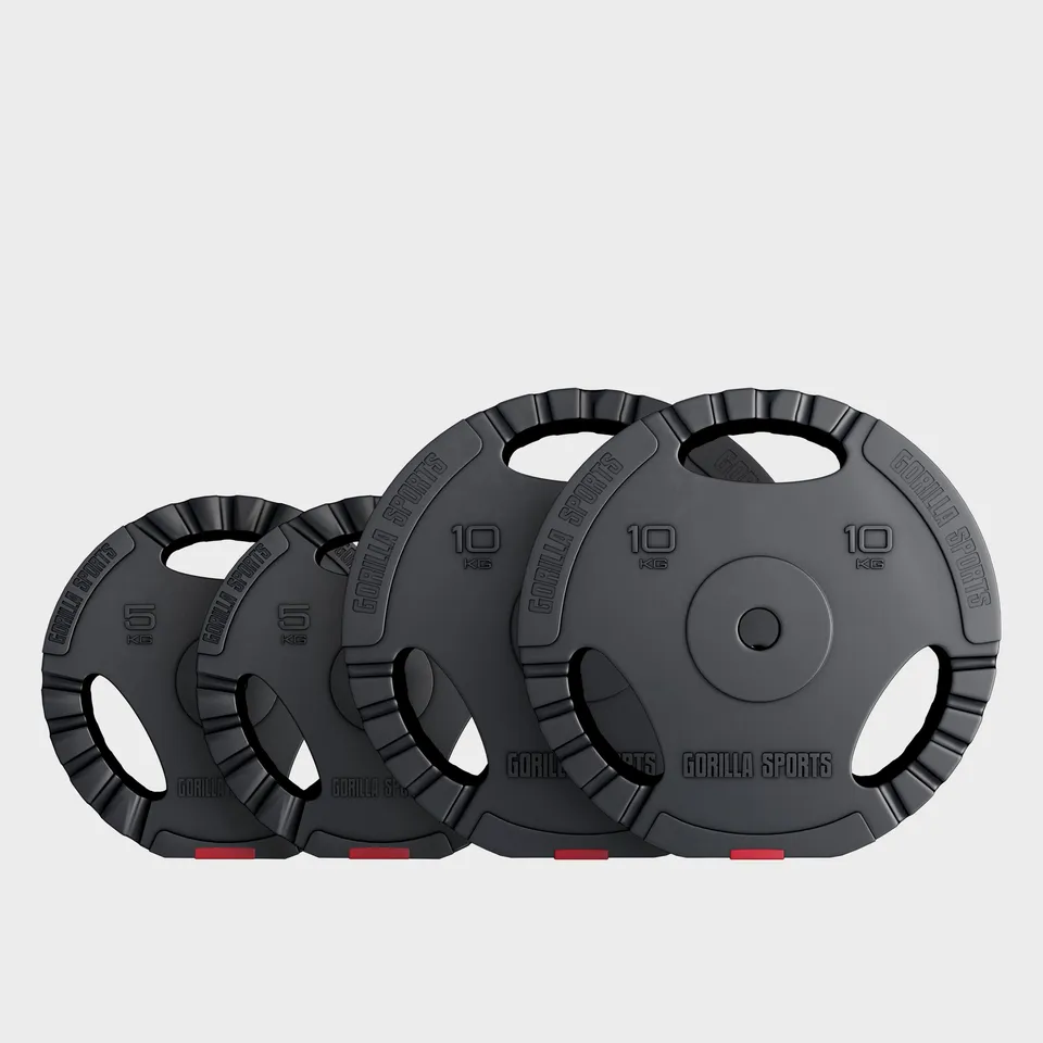 gorilla-sports-hantelscheibe-30-31-mm-kunststoff-gripper-tri-grip-1-25-15-kg image 1