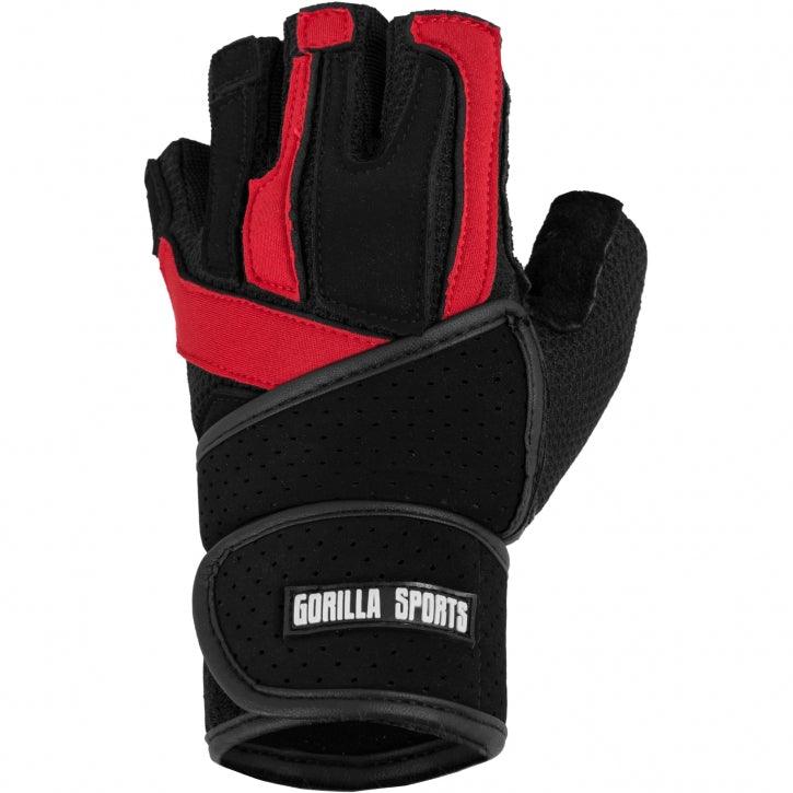 gorilla-sports-trainingshandschuhe-inkl-gelenkbandage-schwarz-rot-gr-e-s image 7