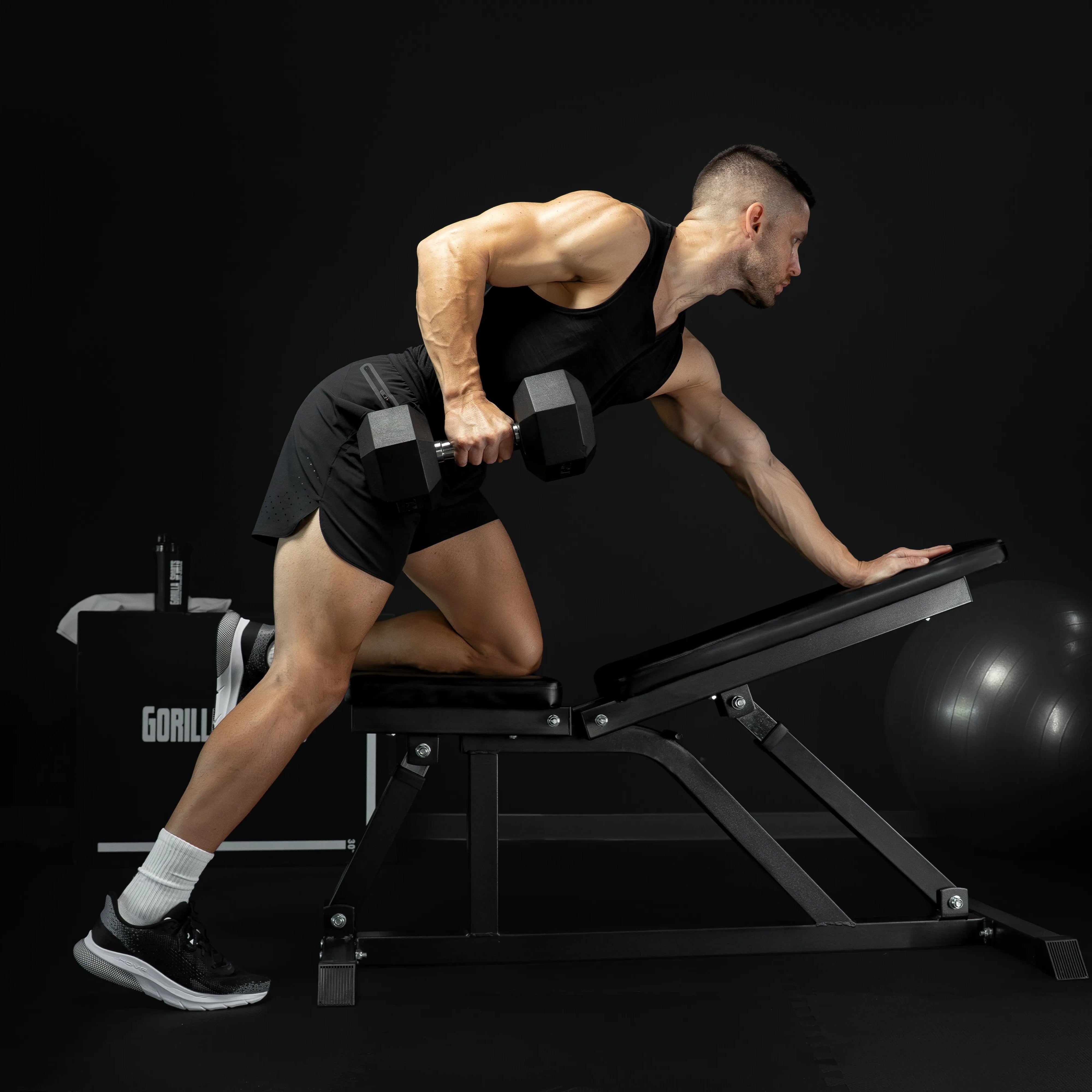 gorilla-sports-schr-gbank-verstellbar-multi-flachbank-trainingsbank image 2