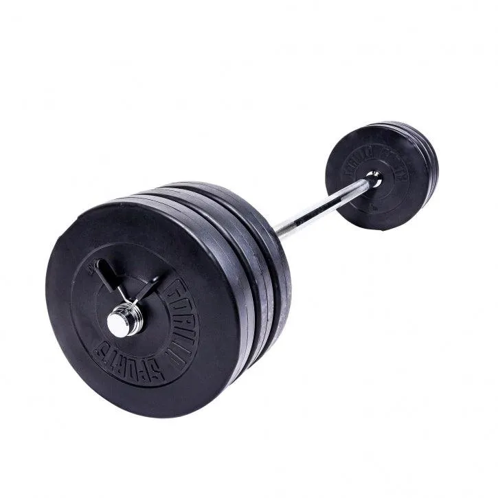 gorilla-sports-langhantel-set-kunststoff-38-kg image 1