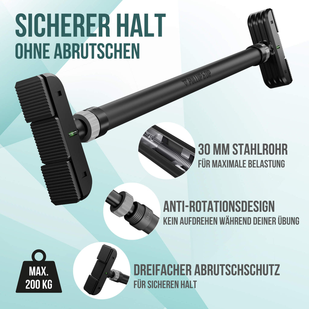 pullup-dip-t-rreck-klimmzugstange-set-teleskop-mit-b-ndern-guides image 2