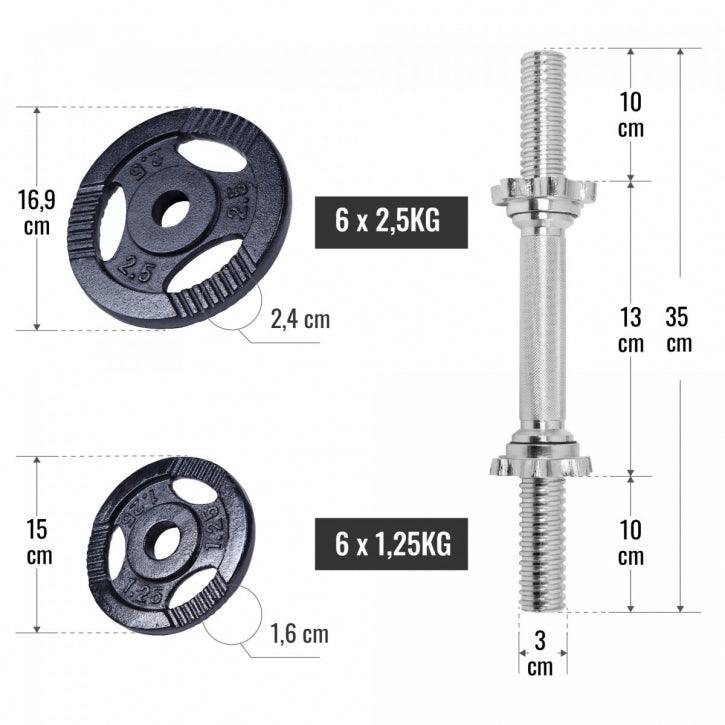 gorilla-sports-kurzhantel-set-gusseisen-gripper-27-5-kg-mit-sternverschl-ssen-2 image 4