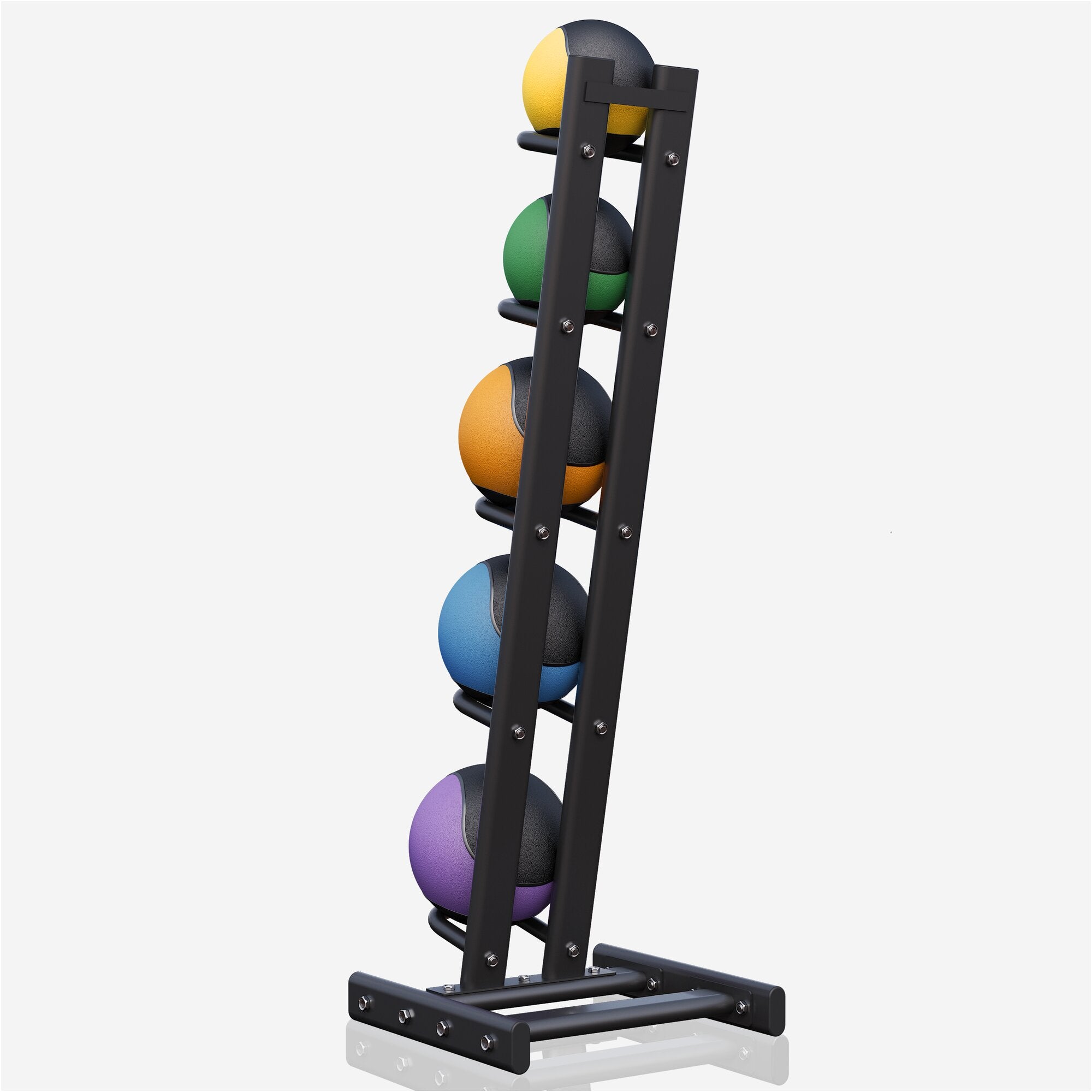 gorilla-sports-medizinball-set-gummi-1-5-kg-inkl-st-nder image 3