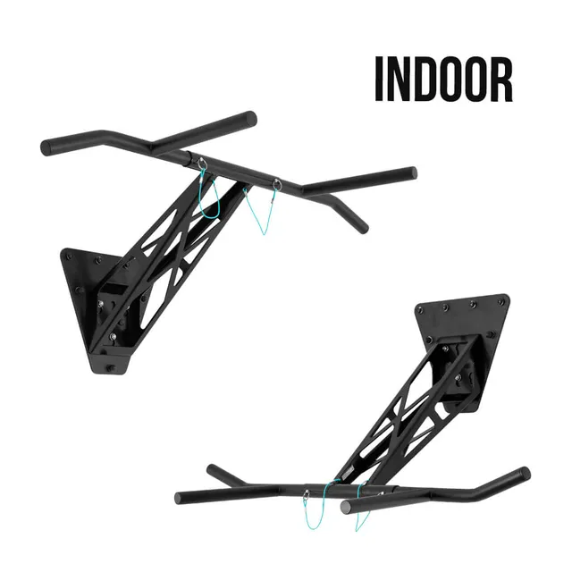 pullup-dip-klimmzugstange-und-dip-stange-f-r-wandmontage-indoor-outdoor image 1