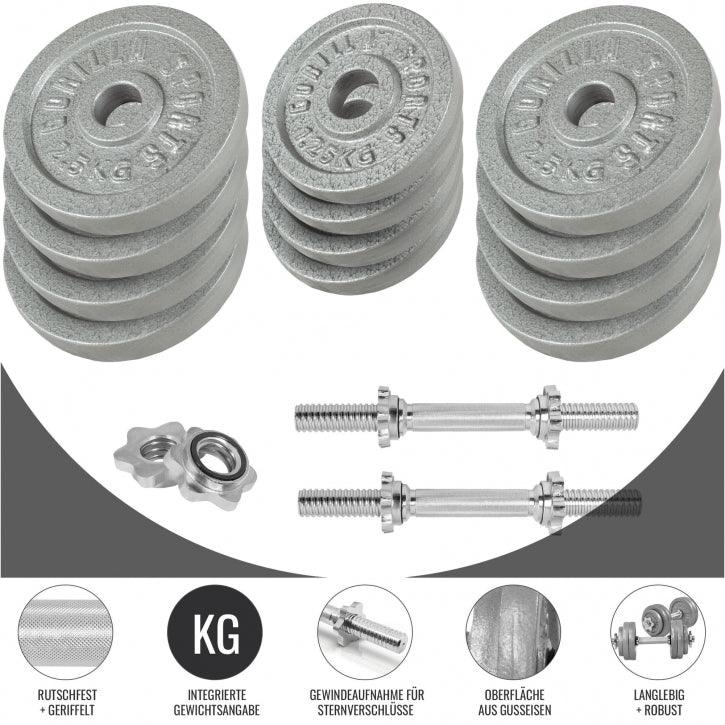 gorilla-sports-kurzhantel-set-gusseisen-30-kg image 6