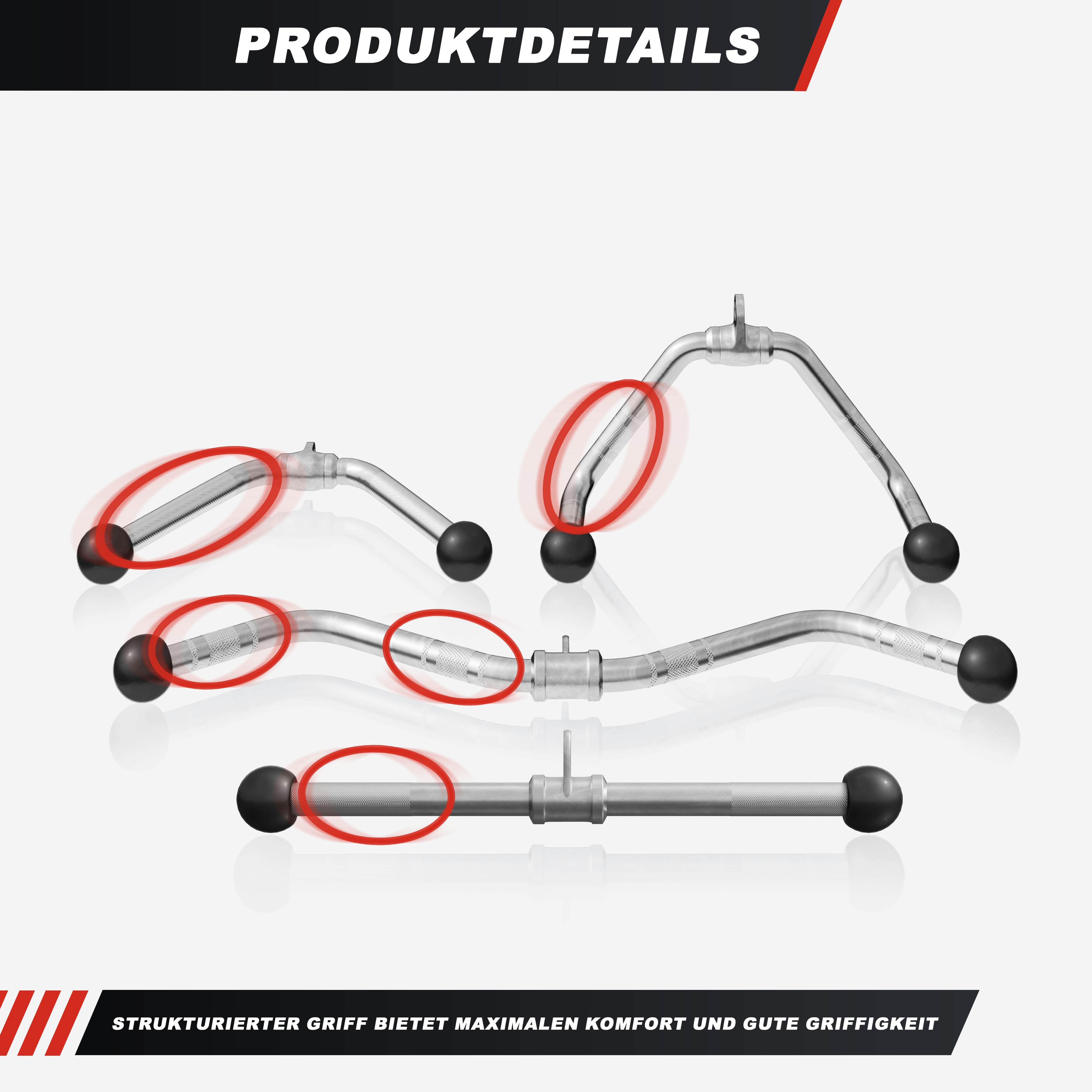 gorilla-sports-kabelzug-griffset-mit-trizeps-sz-curl-und-rudergriff image 3