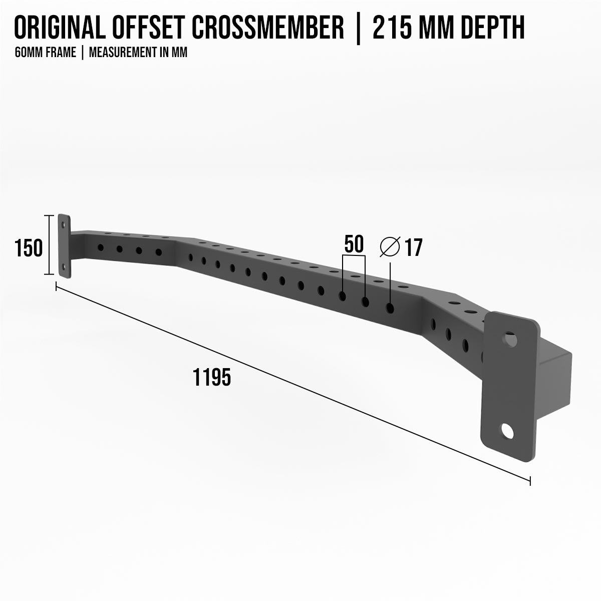 strength-shop-original-mrr-60-versetzte-querstrebe-1195mm-rack-erweiterung image 2