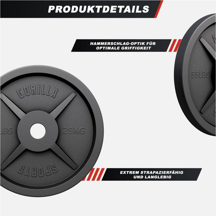 gorilla-sports-hantelscheibe-gusseisen-olympia-1-25-25-kg-50-51-mm image 6